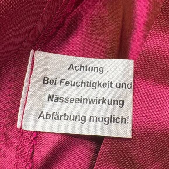 Original Steindl Dress Size M German 100% Silk Dirndl Oktoberfest Milk Maid Pink - Picture 10 of 16